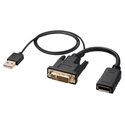 サンワサプライ  DVI-DisplayPort変換アダプタ（4K/30Hz） AD-DVDP01（直送品）