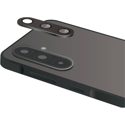 G254 レンズカバー カメラ保護 ガラスフィルム アルミフレーム 高透明 ブラック PM-G254FLLG エレコム 1個（直送品）