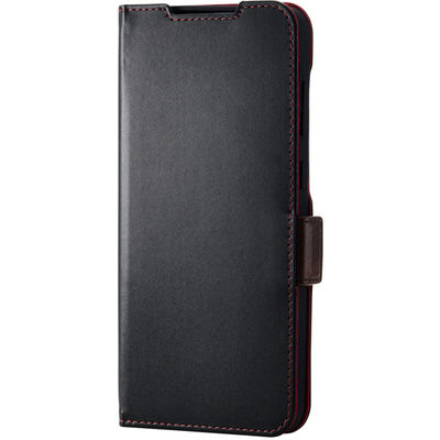 G254 ケース レザー 手帳型 マグネット ブラック PM-G254PLFYBK エレコム 1個（直送品）