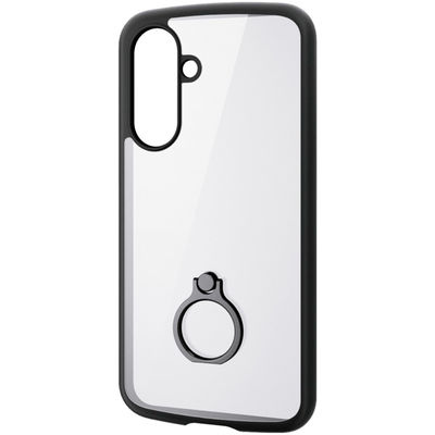 G254 ケース ハイブリッド 衝撃吸収 軽量 薄型 リング付 ブラック PM-G254TSLFCRBK エレコム 1個（直送品）