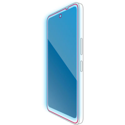 AQUOS wish5 (SH-52F) ガラスフィルム 高透明 ブルーライトカット PM-S251FLGGBL エレコム 1個（直送品）