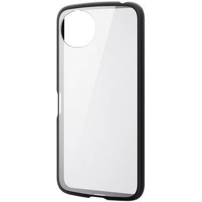 AQUOS wish5 (SH-52F) ケース ハイブリッド 衝撃吸収 ブラック PM-S251TSLFCBK エレコム 1個（直送品）
