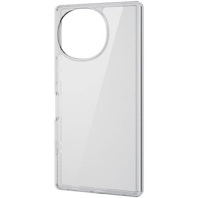 AQUOS R10 (SH-51F) ケース ハイブリッド 衝撃吸収 クリア PM-S252HVCKCR エレコム 1個（直送品）