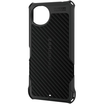 AQUOS wish5 (SH-52F) ケース ソフト グリップ ブラック PMWS251ZEROGBK エレコム 1個（直送品）