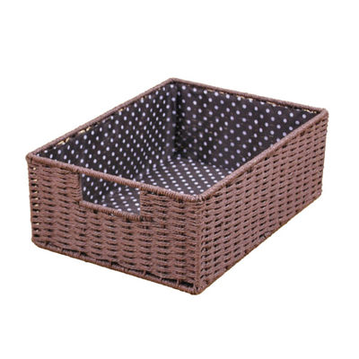 MISM CESTAFINO クラフトプチストレージ A4 ダークブラウン 1セット(1個×24)（直送品）