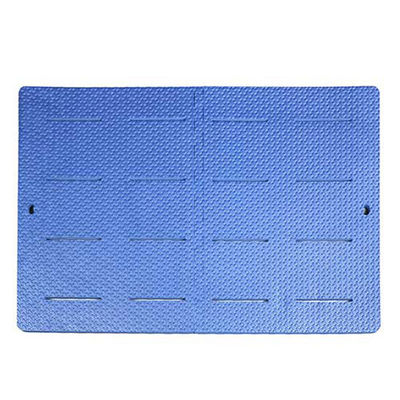 MISM ジョイントバスマット ブルー 1セット(1個×15)（直送品）