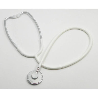 ケンツメディコ シングル聴診器(シングルタイプ 内バネ式)ホワイト 軽量 ベーシック 日本製 NO.110 1個（直送品）