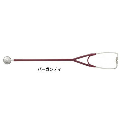 ケンツメディコ 聴診器ステレオフォネット バーガンディ― シングルタイプ 軽量日本製ドクター向け NO.333 1個（直送品）