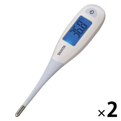 【電子体温計】 タニタ 電子体温計 BT-470-BL 1セット（2台）