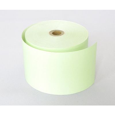 小林 カラーサーマルロール 片面 8巻入 緑 230-04005009 1箱(8巻) 63-5183-22（直送品）
