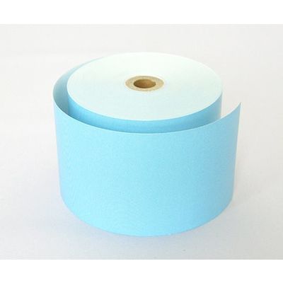 小林 カラーサーマルロール 片面 8巻入 青 230-04006009 1箱(8巻) 63-5183-23（直送品）