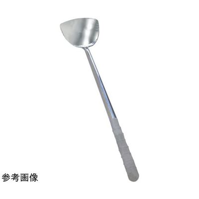 スギコ産業 オールステンレス ブラスト加工 中華ヘラ 中 67-2412-42 1個（直送品）