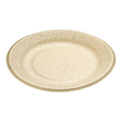 ダイモン ムギ・タケ プレート(50枚入)15cm AGM-07 1枚(50枚) 67-5740-57（直送品）