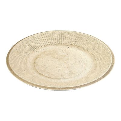 ダイモン ムギ・タケ プレート(50枚入)21cm AGM-09 1枚(50枚) 67-5740-59（直送品）