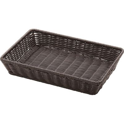 トーダイ PP 角型 ビュッフェバスケット 42型 BB-4228-DBR 1個 65-3878-38（直送品）