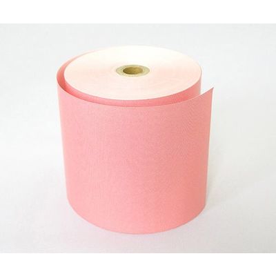 小林 カラーサーマルロール 片面 8巻入 赤 230-04012009 1箱(8巻) 63-5183-43（直送品）