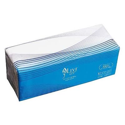 ユニバーサル・ペーパー リビィペーパータオル小判(210枚入) 4241-4957 1個(210枚) 65-0391-54（直送品）