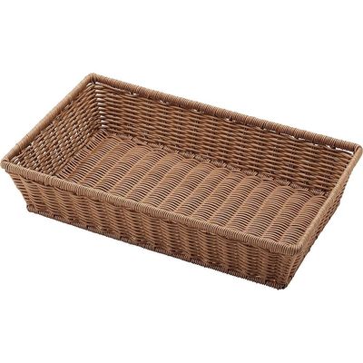 トーダイ PPベーカリーバスケット 長角1/1 BB-408-BR 1個 65-3878-20（直送品）