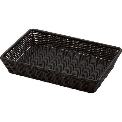 トーダイ PP 角型 ビュッフェバスケット 42型 BB-4228-BK 1個 65-3878-37（直送品）