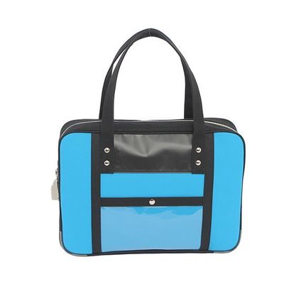 三栄産業 帆布メール用ボストン(M)スリム ブルー 錠付き SE-1 1個 63-5755-26（直送品）