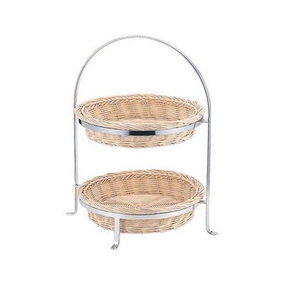 和田助製作所 SW 2段籐カゴスタンド 62-6692-95 1個（直送品）