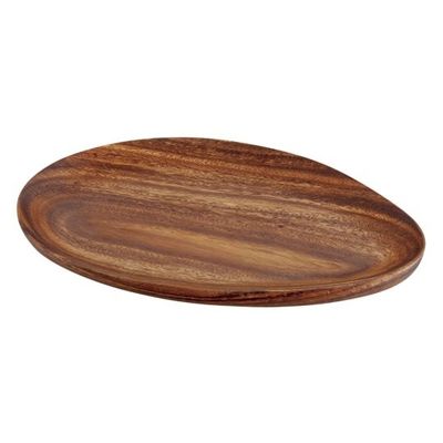 萬洋 アカシア エッグ型トレー 21cm PAK1101 1枚 62-6736-91（直送品）