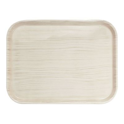 橋本達之助工芸 ウッドグレイン ノンスリップトレー S ホワイト 67-5739-20 1個（直送品）