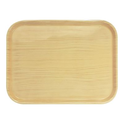 橋本達之助工芸 ウッドグレイン ノンスリップトレー S ナチュラル 67-5739-21 1個（直送品）