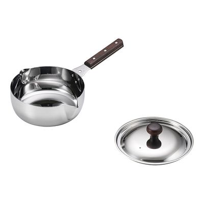 玉虎堂製作所 MA STカラス口パン 蓋付(目盛付)18cm 65-3868-57 1個（直送品）