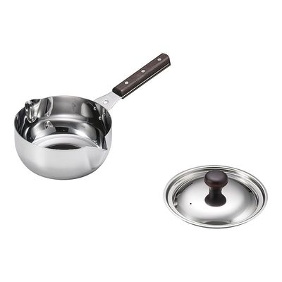 玉虎堂製作所 MA STカラス口パン 蓋付(目盛付)16cm 65-3868-56 1個（直送品）