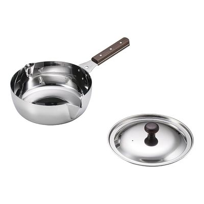 玉虎堂製作所 MA STカラス口パン 蓋付(目盛付)22cm 65-3868-59 1個（直送品）