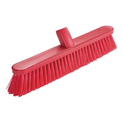 アズワン コンパクトフロアカラーブラシ 42.5cm ソフト レッド 67-5746-06 1個（直送品）