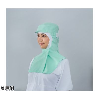 ガードナー ストレッチポプリン フードツバ付き グリーン LL SP462-3 1枚 65-3357-08（直送品）