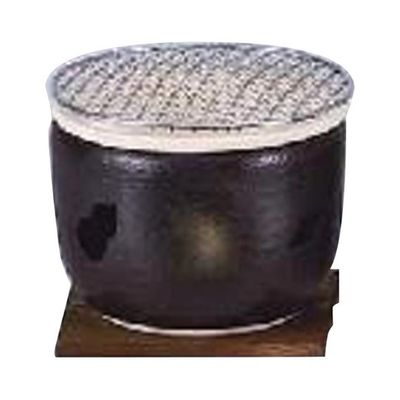 スギコ産業 伊勢炭焼水コンロ(黒)φ167×125mm 67-8142-82 1個（直送品）