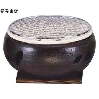スギコ産業 伊勢炭焼水コンロ(黒)φ200×100mm 67-8142-83 1個（直送品）