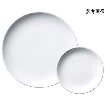 スギコ産業 シノワ白磁 丸皿 19cm 67-8152-58 1個（直送品）