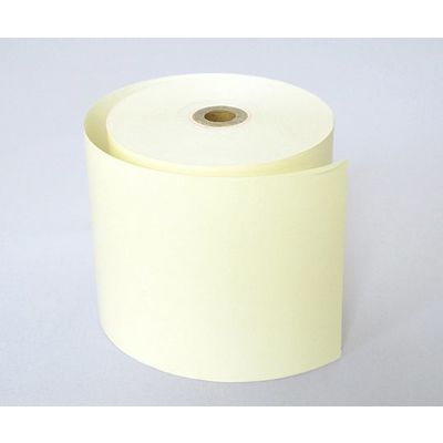 小林 カラーサーマルロール 片面 8巻入 クリーム 230-04014009 1箱(8巻) 63-5183-45（直送品）