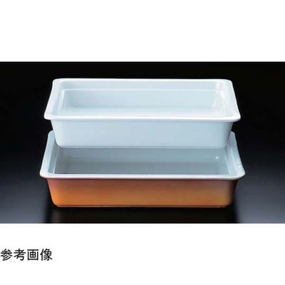 スギコ産業 ロイヤル ガストロノームパン No.625 2/3サイズ ホワイト 浅型 PB625-05 1個 67-6918-02（直送品）