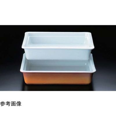 スギコ産業 ロイヤル ガストロノームパン No.625 1/2サイズ ホワイト 浅型 PB625-02 1個 67-6918-05（直送品）