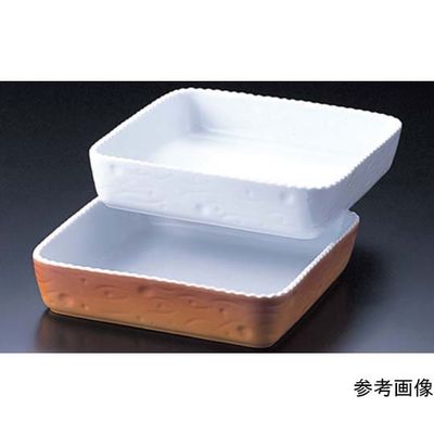 スギコ産業 ロイヤルオーブンウェアー 正角型グラタン皿 No.600 25cm カラー 67-8151-98 1個（直送品）