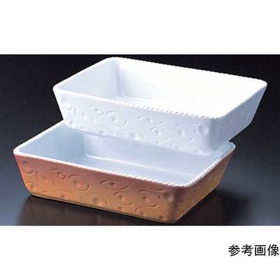 スギコ産業 ロイヤルオーブンウェアー 長角深型グラタン皿 No.520 32cm ホワイト 67-8152-02 1個（直送品）