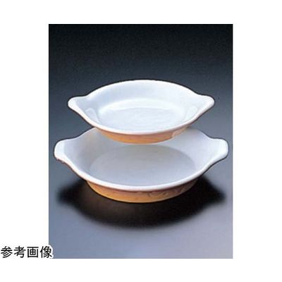 スギコ産業 ロイヤルオーブンウェアー 浅型丸耳付グラタン皿 No.605 18cm カラー 67-8152-13 1個（直送品）