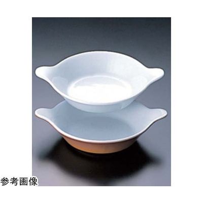 スギコ産業 ロイヤルオーブンウェアー 丸耳付グラタン皿(無地)No.602 15cm ホワイト 67-8152-20 1個（直送品）