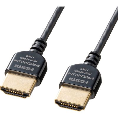 サンワサプライ プレミアムHDMIケーブル(スーパースリムタイプ) KM-HD20-PSS15 1本（直送品）