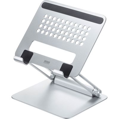 サンワサプライ タブレット用アルミスタンド(角度・高さ調整タイプ) PDA-STN49S 1台（直送品）