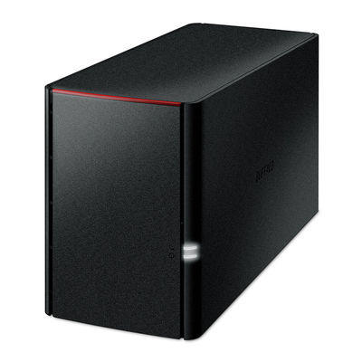 NAS（ネットワークハードディスク）2TB 2ドライブ リンクステーション HDD LS220DN0202B 1台 バッファロー（直送品）