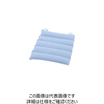 大島屋 バスクッション ブルー 7-8846-01 1個（直送品）