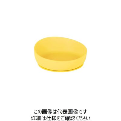 岡部洋食器製作所 ピタッとシリコン皿 イエロー PD-02 1個 7-8809-02（直送品）