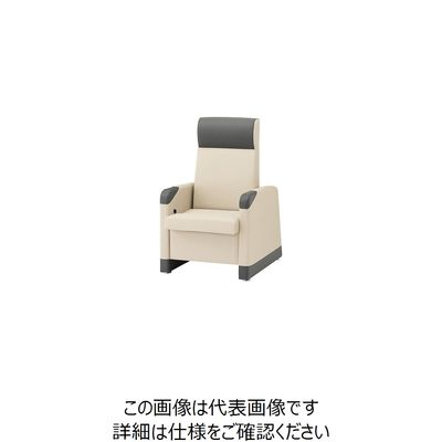 イトーキ リクライナー(1人掛け) エクリュベージュ RHC-100D-T3H9 1台(1脚) 7-8563-01（直送品）