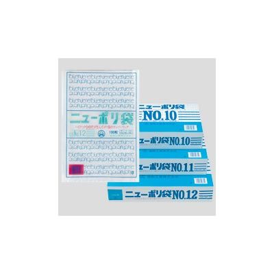 福助工業 ニューポリ袋 003 No.12 0441309 1セット(100枚×40袋)（直送品）